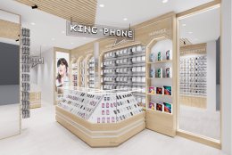 Design, manufacture and installation of stores: King Phone Shop, Mueang District, Bueng Kan Province